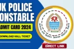 JK Police Constable Admit Card 2024