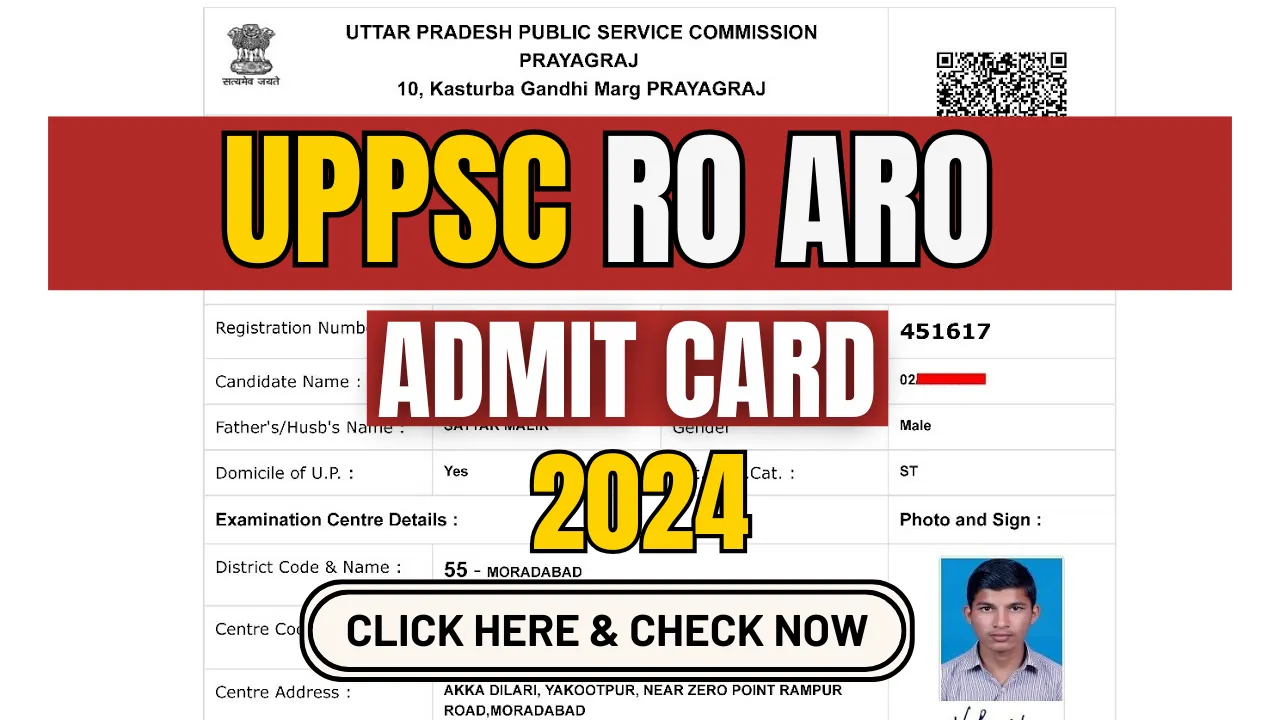 UPPSC-RO-ARO-Admit-Card-2024