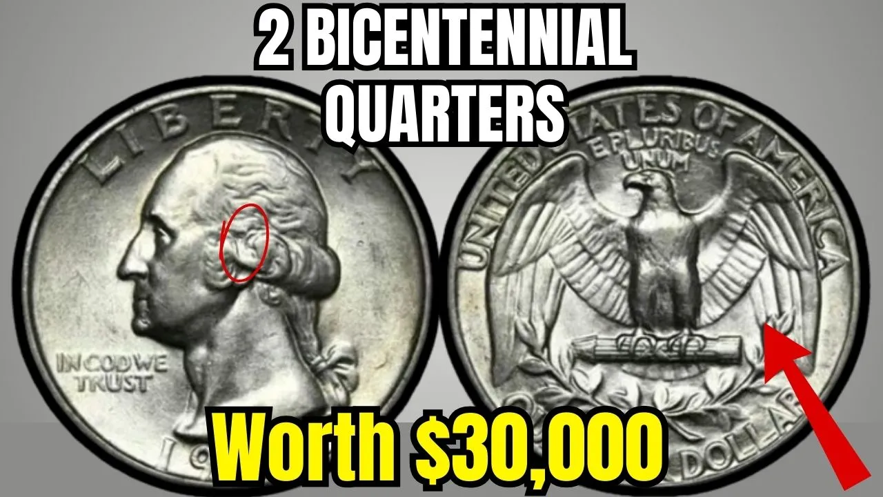 2 Bicentennial Quarters